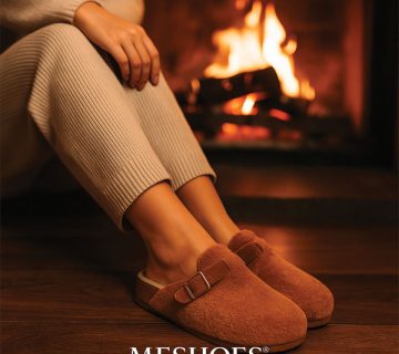 اسلیپر تدی زنانه بسته جلو Meshoes؛ گرم، نرم و دوست‌داشتنی برای روزهای سرد 🐻❄️