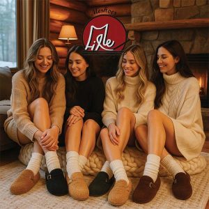 اسلیپر تدی زنانه بسته جلو Meshoes؛ گرم، نرم و دوست‌داشتنی برای روزهای سرد 🐻❄️