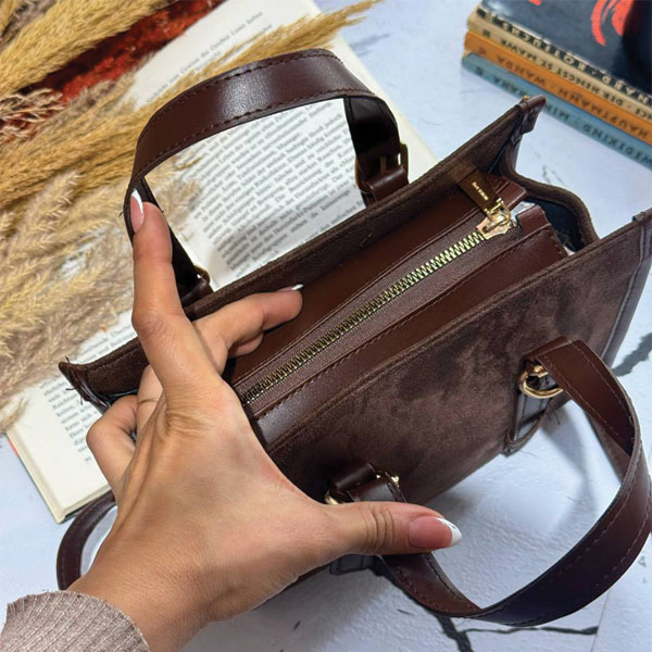 کیف بند چرمی زنانه دستی