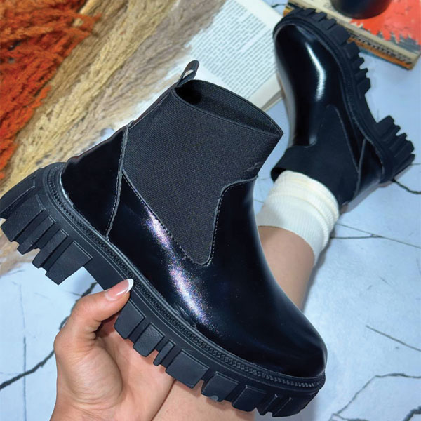 نیم بوت ساق کوتاه کش دار