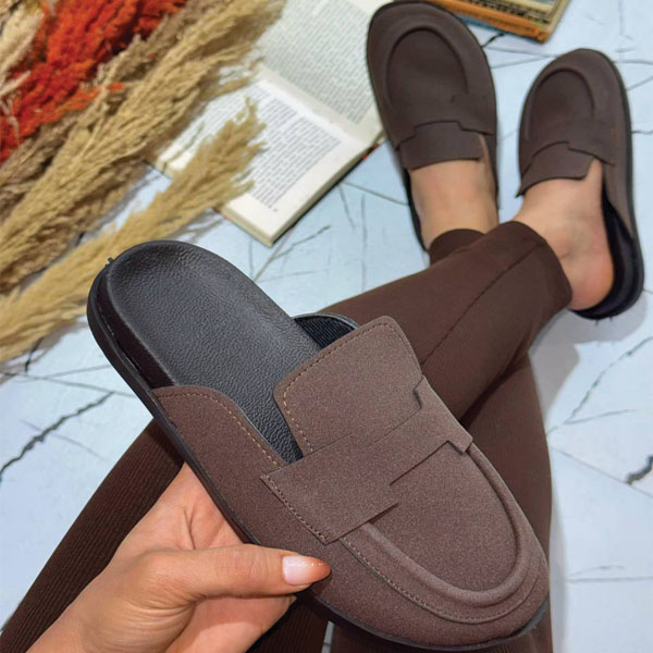 اسلیپر جلو بسته هرمس | اسلیپر پاییزه زنانه