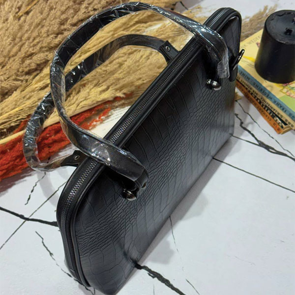 کیف چرم پوست ماری زنانه مدل مستطیلی