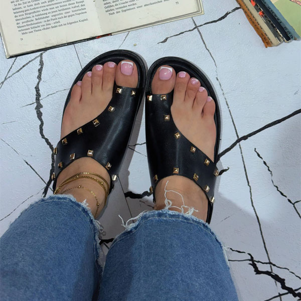 اسلیپر زنانه مدل انگشتی پرچی