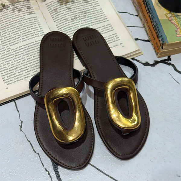 اسلیپر لاانگشتی ساحلی زنانه مدل MIU MIU