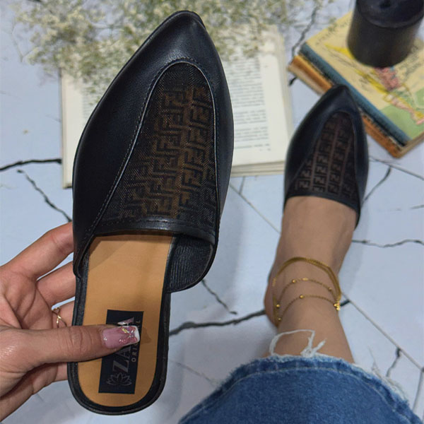 اسلیپر جلو بسته فندی مدل نوک تیز