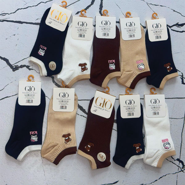 جوراب مچی فانتزی زنانه طرح خرس