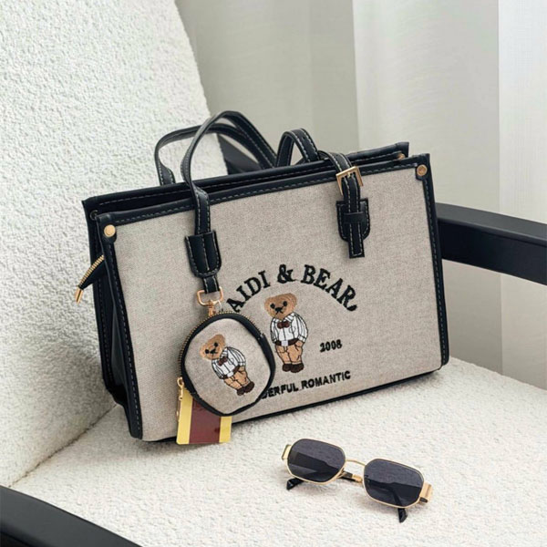 Pr 13717 Pi Women's Handbags کیف دستی خرسی زنانه مدل تدی