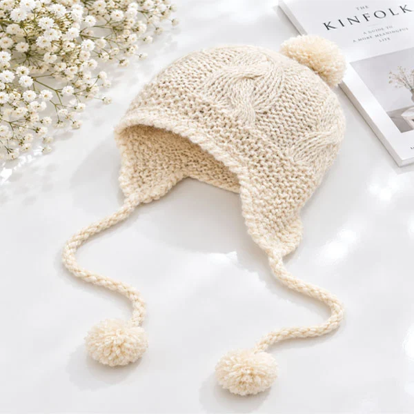 Pr 16012 Pi Womens Tuque کلاه بافتنی زنانه گوش پوش